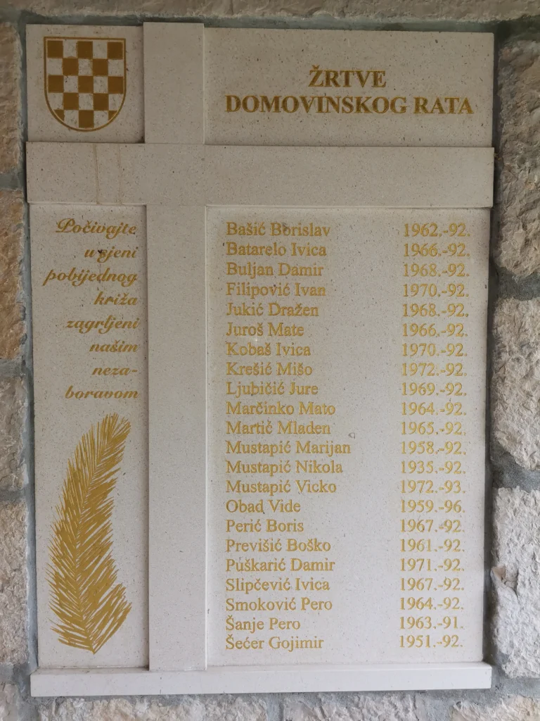 Zavičajna kuća Hutovo: spomenik žrtvama Domovinskoga rata